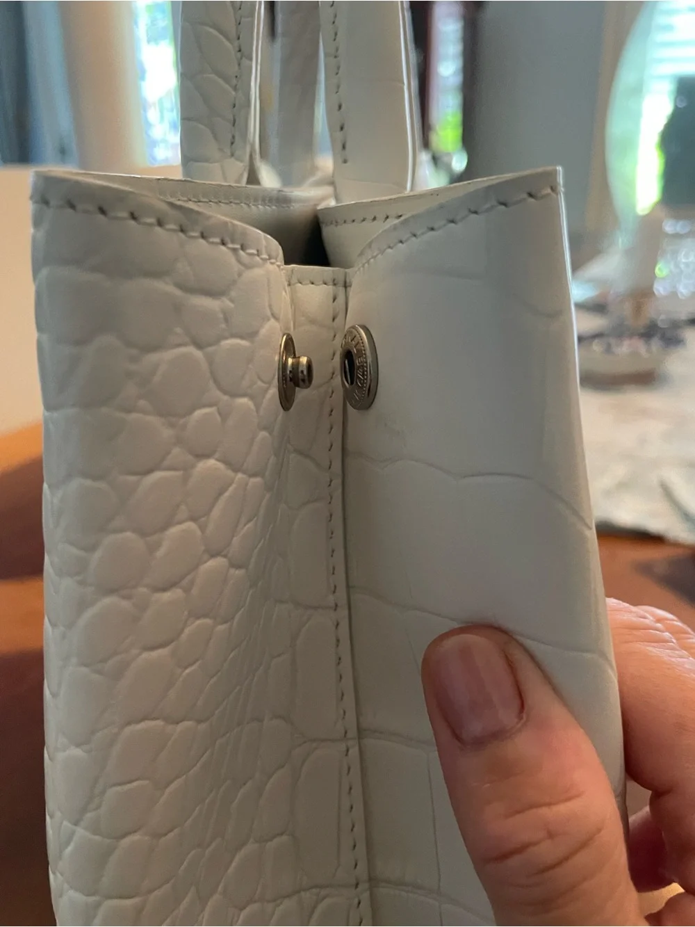 Longchamp structured satchel